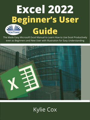 cover image of Excel 2022 Beginner's User Guide